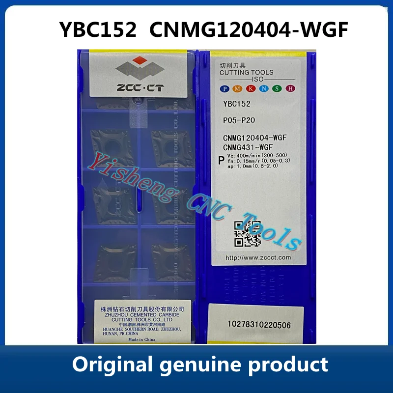 Original genuine product ZCC CT YBC152 CNMG120404-WGF CNMG120404 CNC Turning Tool Lathe Cutter Tools
Original genuine product ZCC CT YBC152 CNMG120404-WGF CNMG120404 CNC Turning Tool Lathe Cutter Tools