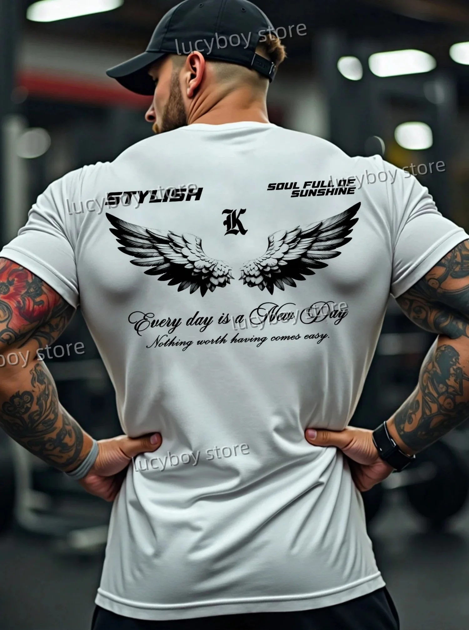 2025 white Mens Quick drying and lightweight Short Sleeve Tees GYM Running Sportwear Men Oversized Tops Men Clothing
2025 white Mens Quick drying and lightweight Short Sleeve Tees GYM Running Sportwear Men Oversized Tops Men Clothing