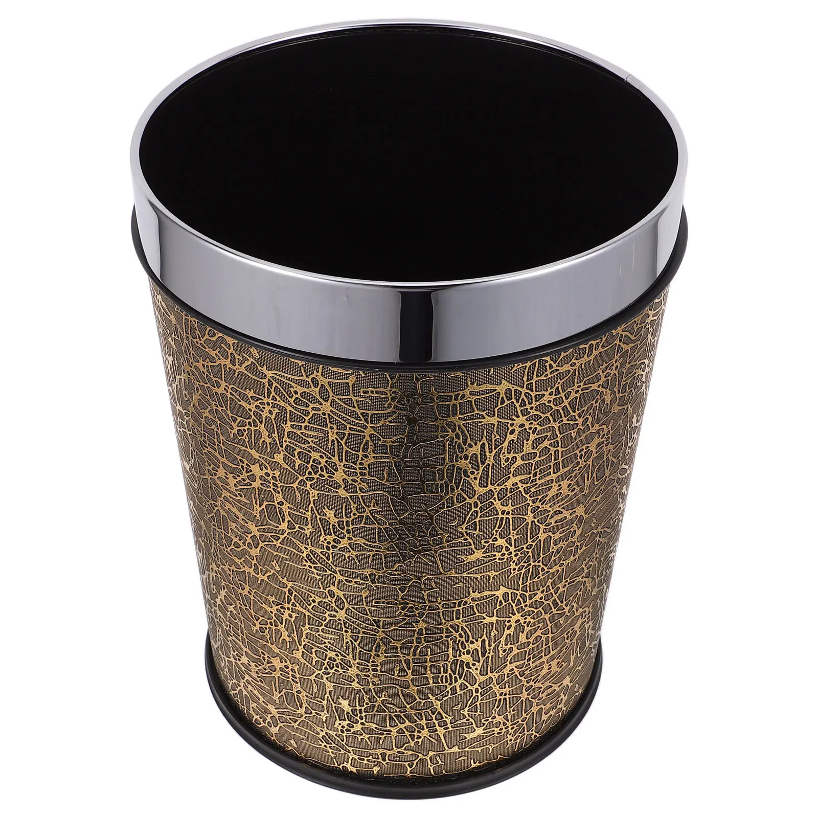 Round PU Trash Bin Excellent Texture Stable Structure Non-Tip Design for Household Bathroom Kitchen Studio Waste
Round PU Trash Bin Excellent Texture Stable Structure Non-Tip Design for Household Bathroom Kitchen Studio Waste
