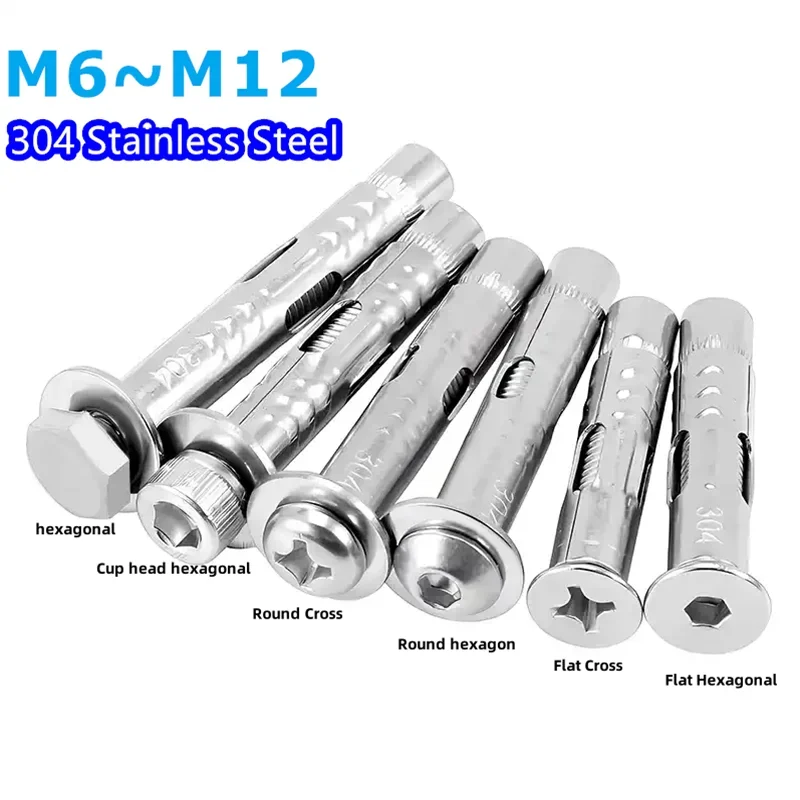 304 Stainless Steel Hexagon Socket Cheese Expansion Screws Explosion-proof Expansion Concrete Anchors Fixing Bolts M6-m12
304 Stainless Steel Hexagon Socket Cheese Expansion Screws Explosion-proof Expansion Concrete Anchors Fixing Bolts M6-m12