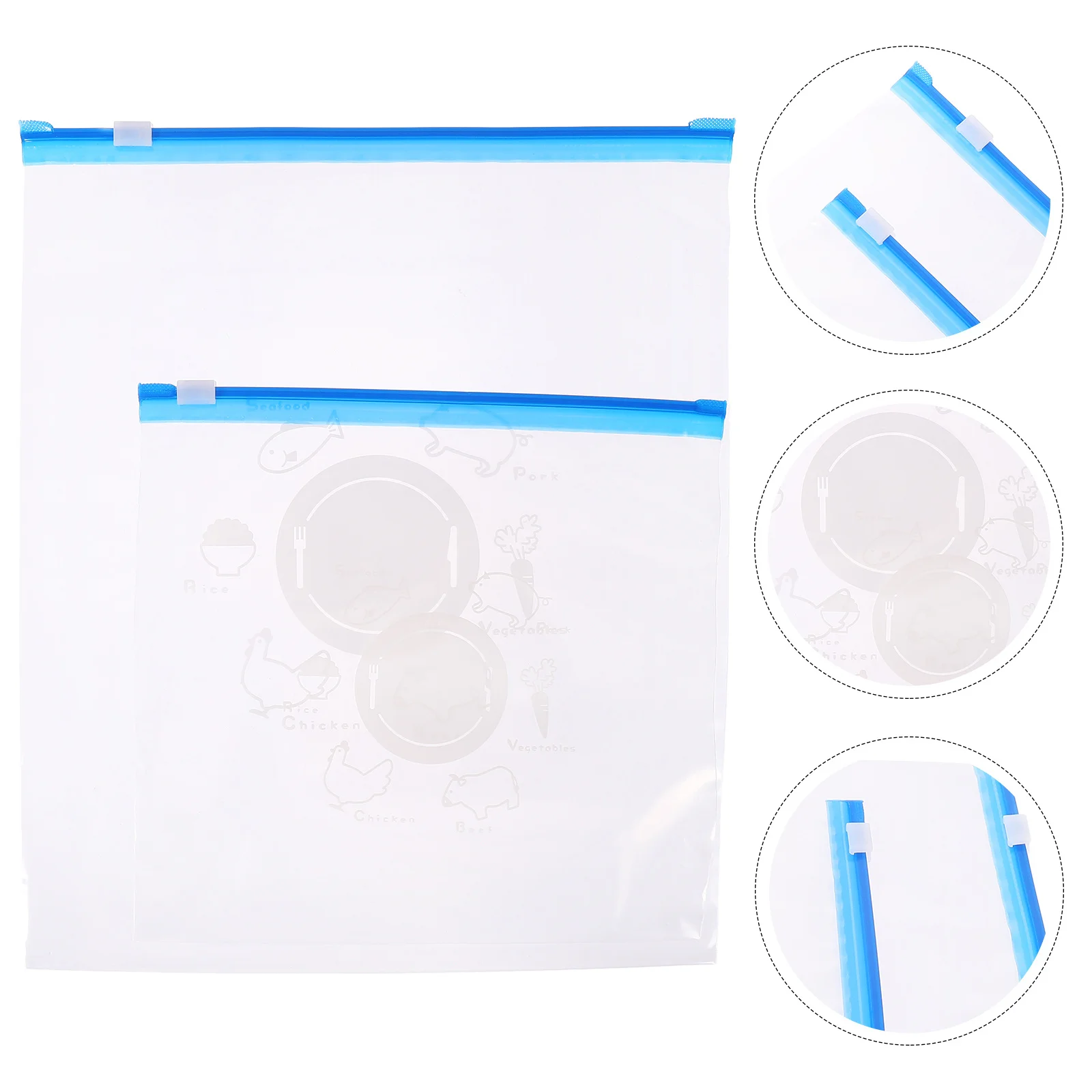 1Set Food Fresh Keeping Sealing Bags Pe Material Food Storage Bag Kitchen Refrigerator Snack Storage Moisture Proof
1Set Food Fresh Keeping Sealing Bags Pe Material Food Storage Bag Kitchen Refrigerator Snack Storage Moisture Proof