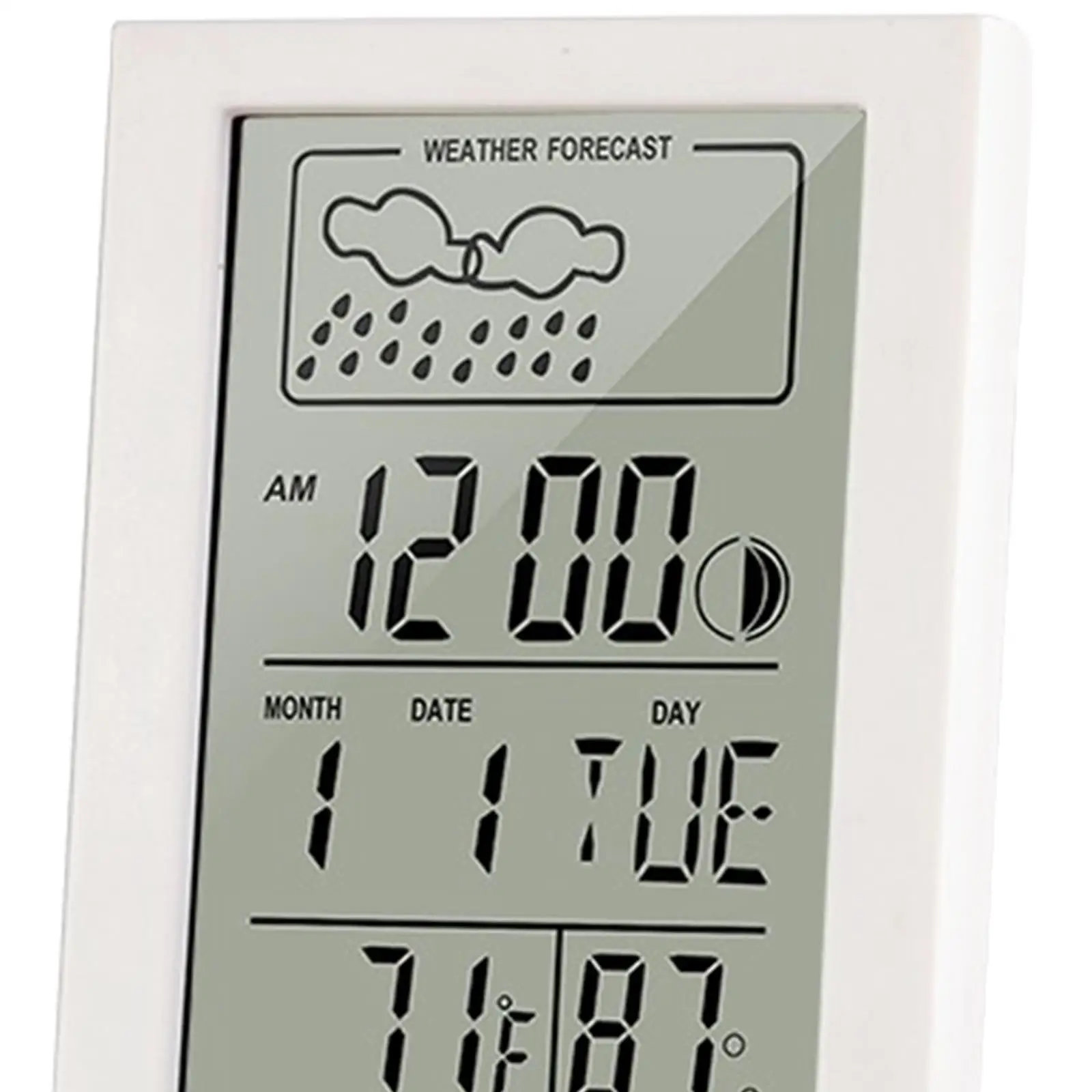 Modern Digital Alarm Clock Temperature Humidity LCD Display Weathers Station
Modern Digital Alarm Clock Temperature Humidity LCD Display Weathers Station
