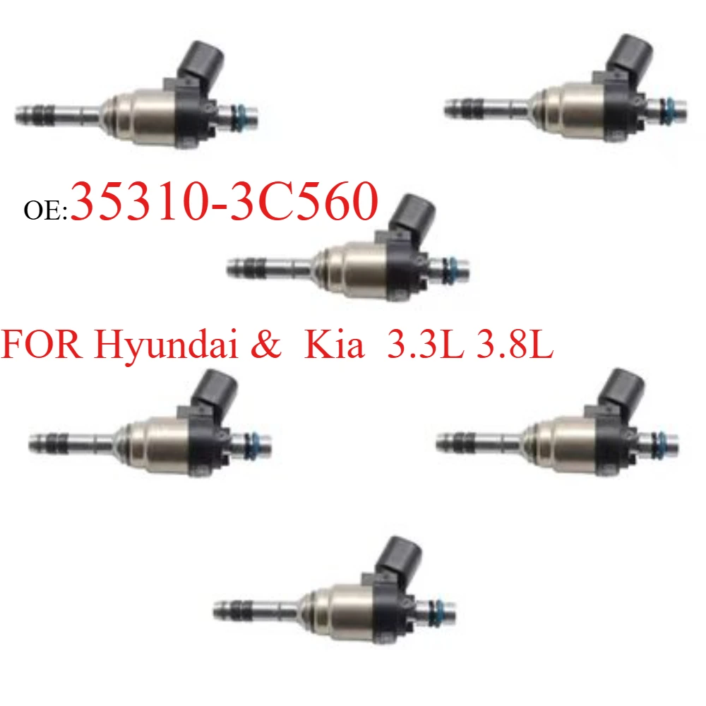 NEW 35310-3C560 353103C560 Fuel Injector Nozzle For 2011-2019 Hyundai Genesis Coupe For Kia V6 3.3L 3.8L
NEW 35310-3C560 353103C560 Fuel Injector Nozzle For 2011-2019 Hyundai Genesis Coupe For Kia V6 3.3L 3.8L