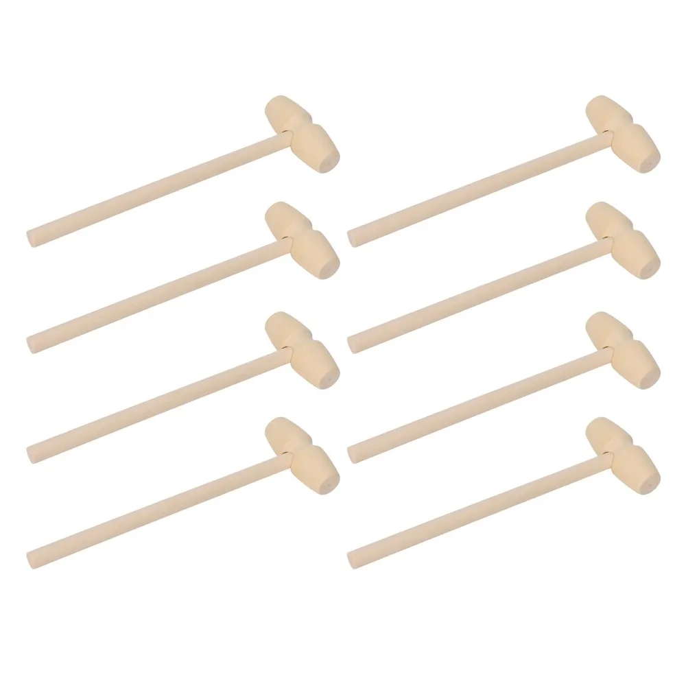 30pcs Solid Wood Mini Wooden Hammer Small Size Wood Cracker Breakable Chocolate Heart Tool Wooden Crab Mallet Cooking Class
30pcs Solid Wood Mini Wooden Hammer Small Size Wood Cracker Breakable Chocolate Heart Tool Wooden Crab Mallet Cooking Class