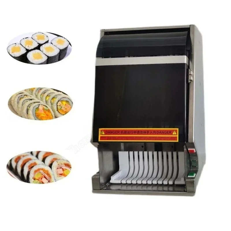 Sushi Slicer Commercial Stainless Steel 8 Pieces Automatic Sushi Roll Cutting Machine Food Processor Seaweed Rice Roll Cutter
Sushi Slicer Commercial Stainless Steel 8 Pieces Automatic Sushi Roll Cutting Machine Food Processor Seaweed Rice Roll Cutter