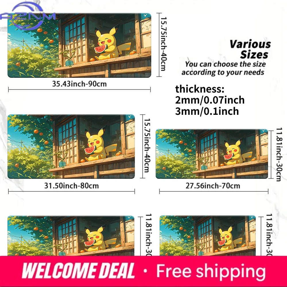 Cute Pikachu Eating Watermelon Desk Mat Non-Slip Washable Mouse Pad
Cute Pikachu Eating Watermelon Desk Mat Non-Slip Washable Mouse Pad