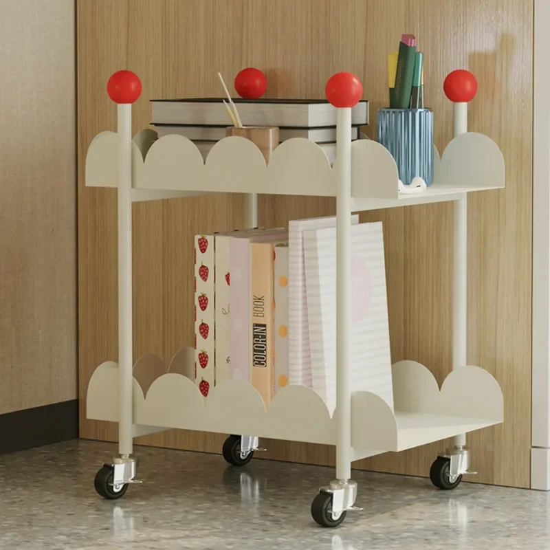 Cream Wind Children's Bag Storage Rack Floor Mobile Snacks Trolley With Wheel Iron Art Living Room Coffee Table Furniture
Cream Wind Children's Bag Storage Rack Floor Mobile Snacks Trolley With Wheel Iron Art Living Room Coffee Table Furniture