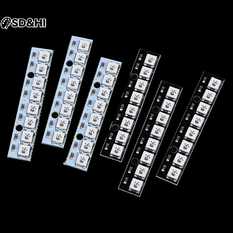 WS2812 5050 8Bit RGB LED Module Built-In Full Color-Driven Development Board For Arduino DIY Electronics
WS2812 5050 8Bit RGB LED Module Built-In Full Color-Driven Development Board For Arduino DIY Electronics