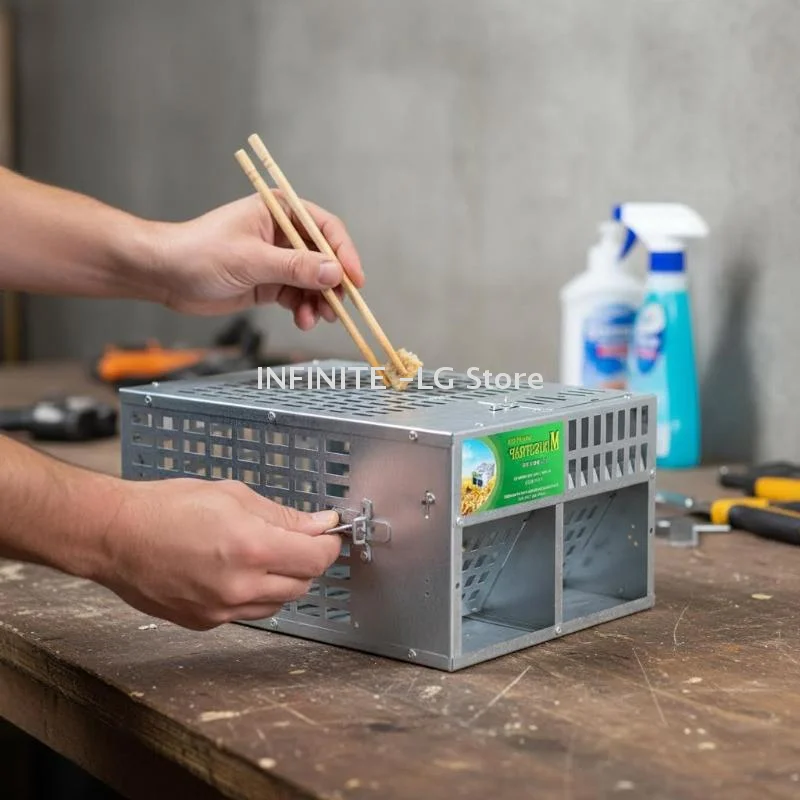 Mice Rodent Catcher Mousetrap Cage Pest Reject Rat Trap Cage Metal Mesh Rat Rodent Control Catcher Mouse Cage Trap
Mice Rodent Catcher Mousetrap Cage Pest Reject Rat Trap Cage Metal Mesh Rat Rodent Control Catcher Mouse Cage Trap
