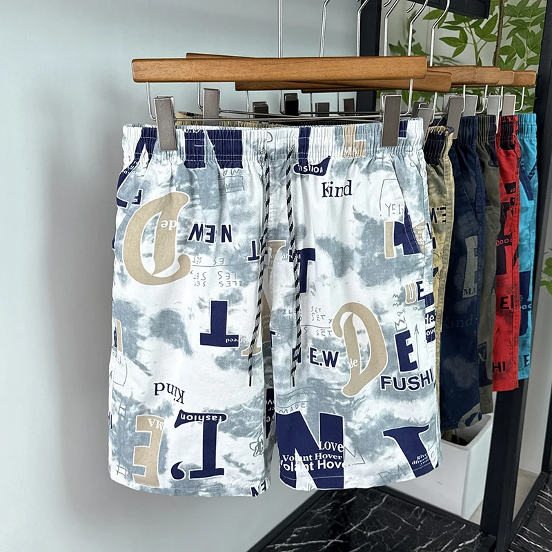 Letter Printed Cotton Shorts Men Summer Short Workwear Pants Thin 100% Cotton Five-point Pants Trendy American Large Work Shorts
Letter Printed Cotton Shorts Men Summer Short Workwear Pants Thin 100% Cotton Five-point Pants Trendy American Large Work Shorts