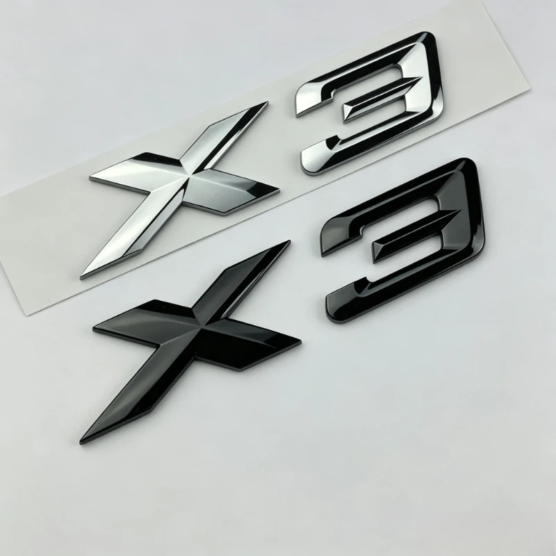 Metal Logo X3 Emblem Letters Badge Car Rear Trunk Sticker For BMW X3 F25 E83 G01 G45 Xdrive 20d 30d 20i 28i 30i 35i Accessories
Metal Logo X3 Emblem Letters Badge Car Rear Trunk Sticker For BMW X3 F25 E83 G01 G45 Xdrive 20d 30d 20i 28i 30i 35i Accessories