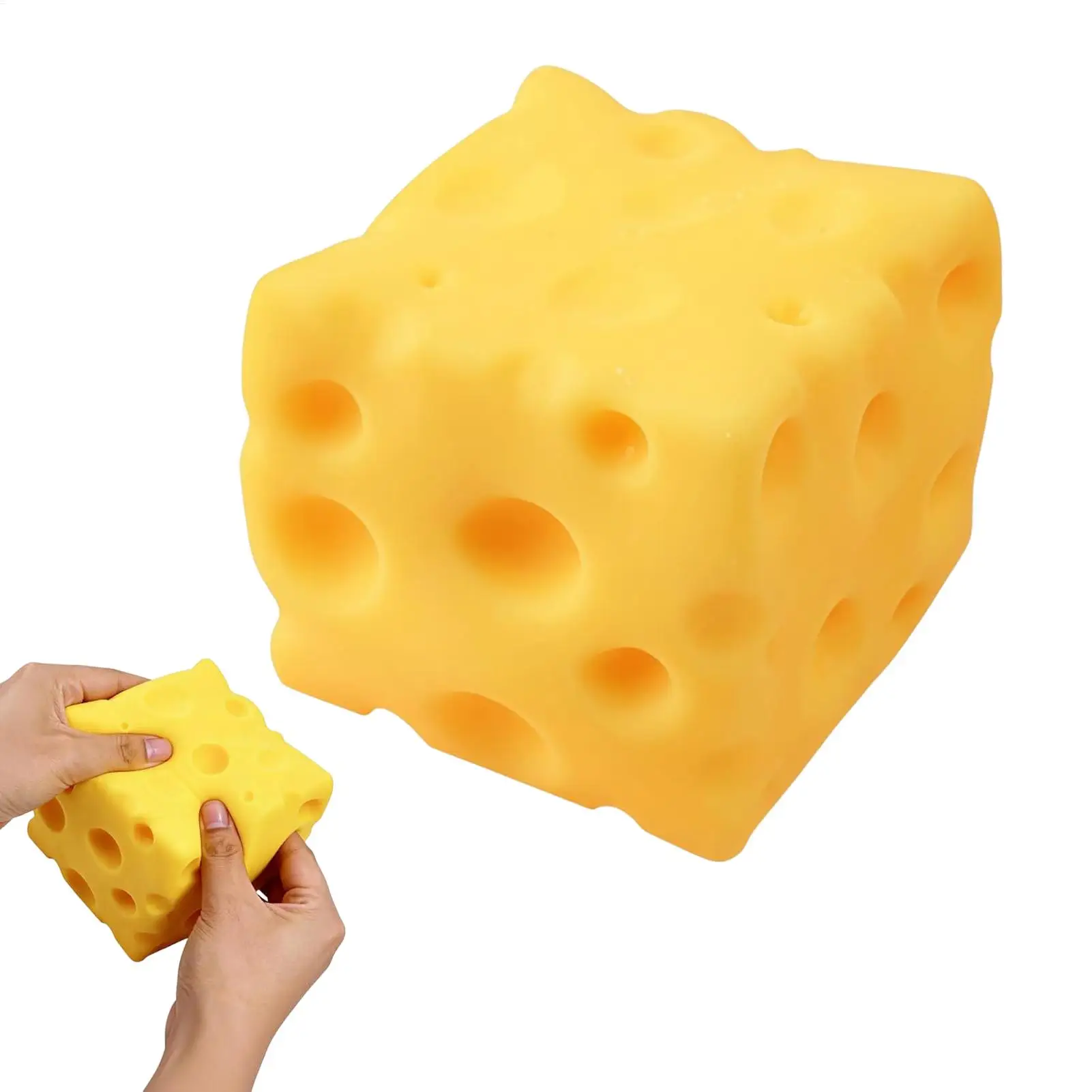 10CM/12CM Big Squeeze Cheese Toy Slow Rising Food Squeeze Sensory Stress Reliever Cheese Block Decompress Toy for Kids Adults
10CM/12CM Big Squeeze Cheese Toy Slow Rising Food Squeeze Sensory Stress Reliever Cheese Block Decompress Toy for Kids Adults