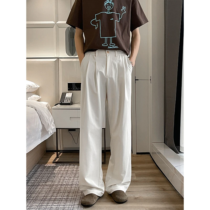 Beige Suit Pants Men Society Mens Black Dress Pants Korean Loose Straight Pants Mens Office Formal Trousers Large Size 5XL
Beige Suit Pants Men Society Mens Black Dress Pants Korean Loose Straight Pants Mens Office Formal Trousers Large Size 5XL