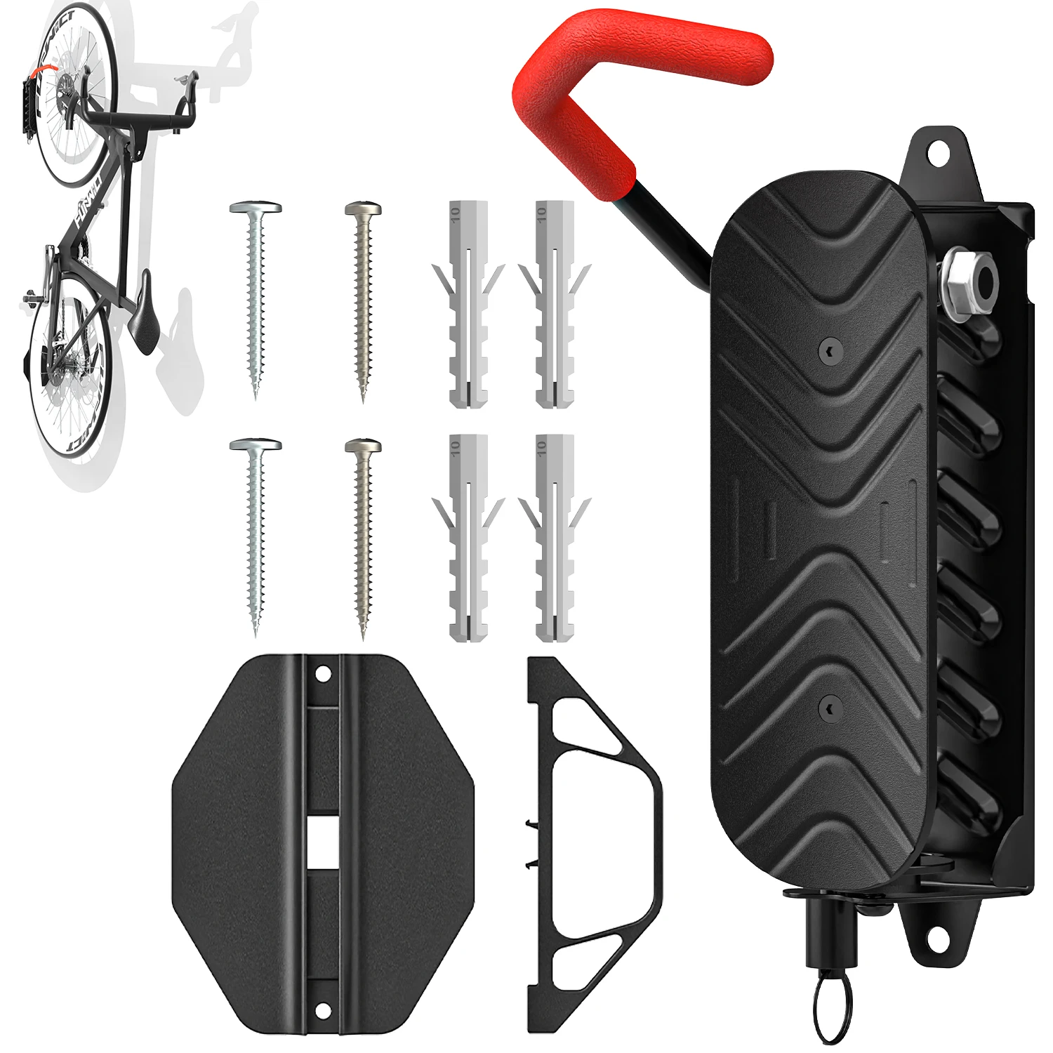 1PC Bicycle Parking Racks Wall Fixed Hook Rack Mountain Folding Hook Display Road Parking Rack Accessories Bicycle Accessories
1PC Bicycle Parking Racks Wall Fixed Hook Rack Mountain Folding Hook Display Road Parking Rack Accessories Bicycle Accessories