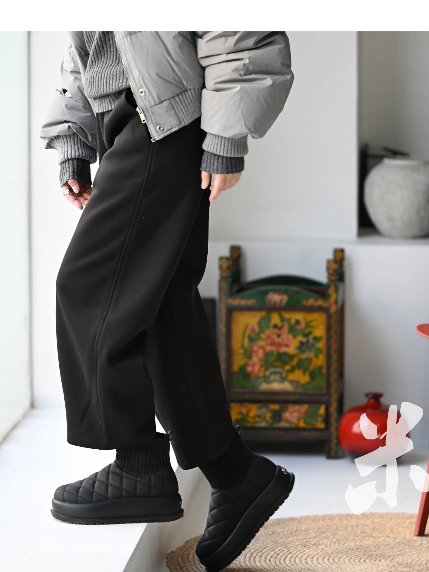 Повседневные женские брюки с эластичной талией и флисовой подкладкой, прямого кроя, 9-секционные, утягивающие, новинка весеннего сезона, модные
Повседневные женские брюки с эластичной талией и флисовой подкладкой, прямого кроя, 9-секционные, утягивающие, новинка весеннего сезона, модные