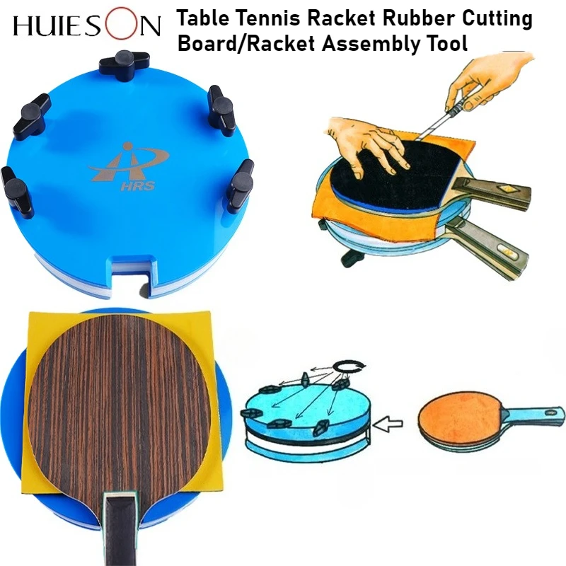 HUISON Table Tennis Racket Multi-function Pressing Tool, Rubber Cutting Board, Rotary Cutting Platform, and Racket Assembly Tool
HUISON Table Tennis Racket Multi-function Pressing Tool, Rubber Cutting Board, Rotary Cutting Platform, and Racket Assembly Tool