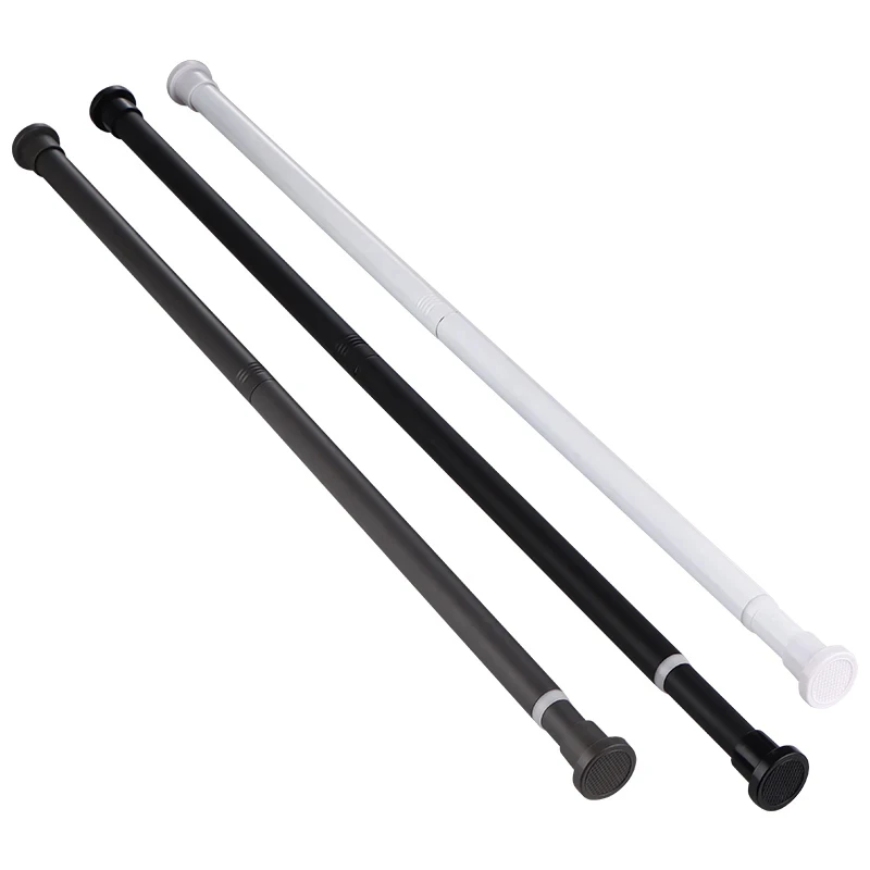 Adjustable Stainless Steel Shower Curtain Rod 80-240cm Telescopic No-Drill Bathroom Clothes Drying Rack for Balcony
Adjustable Stainless Steel Shower Curtain Rod 80-240cm Telescopic No-Drill Bathroom Clothes Drying Rack for Balcony