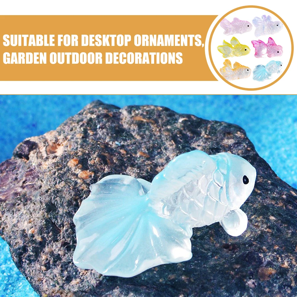 12 Pcs Goldfish Resin Figurines 6 Colors Each 2 Office Table Decor Desktop Garden Decor Marine Animal Sculptures
12 Pcs Goldfish Resin Figurines 6 Colors Each 2 Office Table Decor Desktop Garden Decor Marine Animal Sculptures