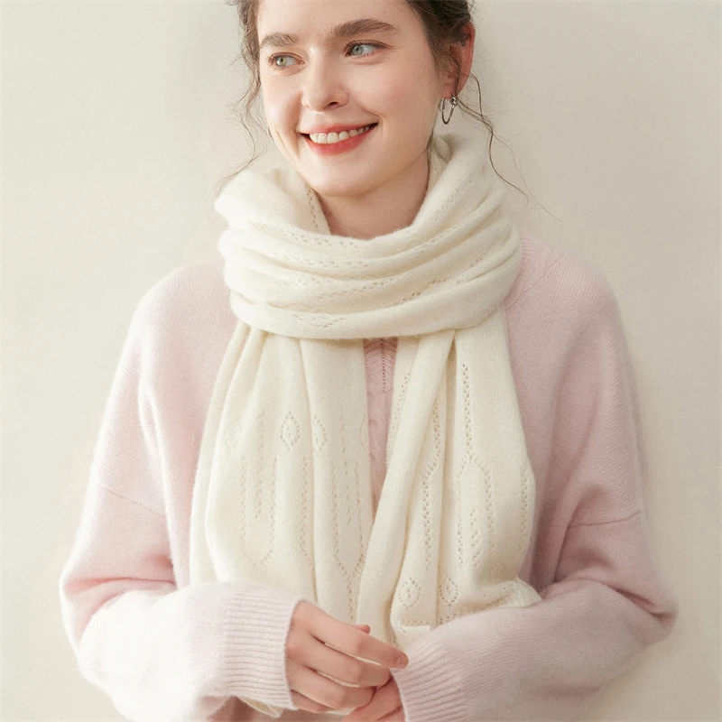 Шарф из 100% кашемира, размер 170*50, женская осенне-зимняя верхняя одежда, теплый вязаный кашемировый шарф, шаль
Шарф из 100% кашемира, размер 170*50, женская осенне-зимняя верхняя одежда, теплый вязаный кашемировый шарф, шаль