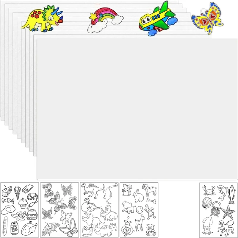 BYBS-36 шт. Набор листов Shrinky Dink, 30 бумаг Shrinky Dink и 6 листов бумаги с отслеживаемыми картинками для поделок своими руками
BYBS-36 шт. Набор листов Shrinky Dink, 30 бумаг Shrinky Dink и 6 листов бумаги с отслеживаемыми картинками для поделок своими руками