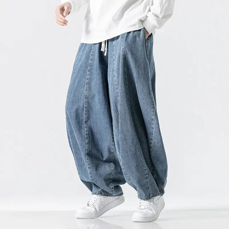 Retro Japanese Style Wide Leg Jeans Men Loose Straight Casual Harlan Trousers Trendy Long Pants Youth Spring Autumn Wear
Retro Japanese Style Wide Leg Jeans Men Loose Straight Casual Harlan Trousers Trendy Long Pants Youth Spring Autumn Wear