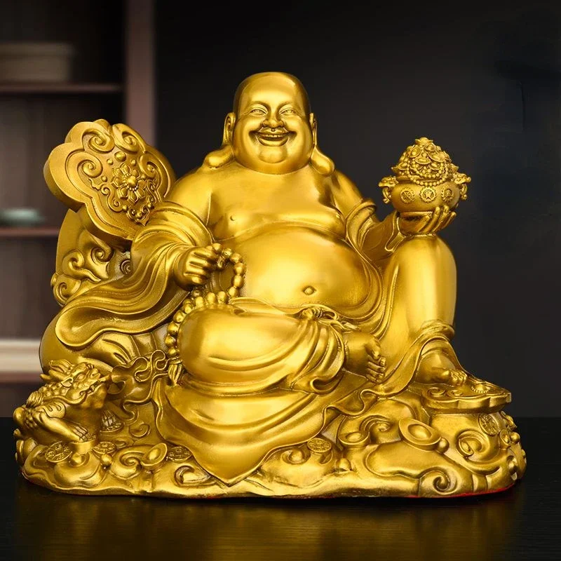 Ruyi Maitreya Buddha Brass Ornament Home Living Room Company Store Opened Desktop Decoration Big Belly Laughing Buddha Statue
Ruyi Maitreya Buddha Brass Ornament Home Living Room Company Store Opened Desktop Decoration Big Belly Laughing Buddha Statue