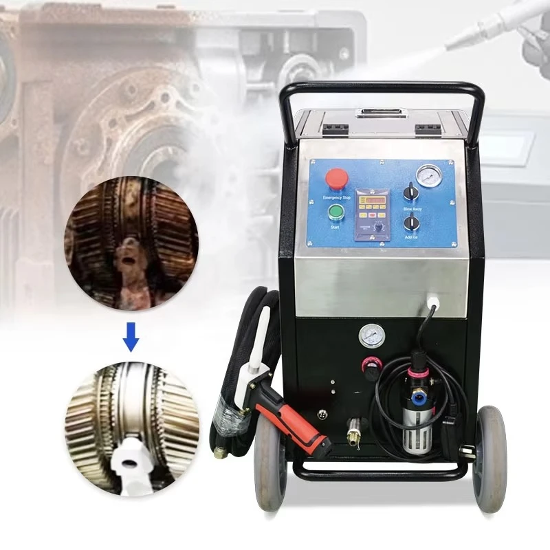 Dry Ice Cleaner Machine Industrial Portable Surface Cleaning High Pressure Carbon Removal Equipment
Dry Ice Cleaner Machine Industrial Portable Surface Cleaning High Pressure Carbon Removal Equipment