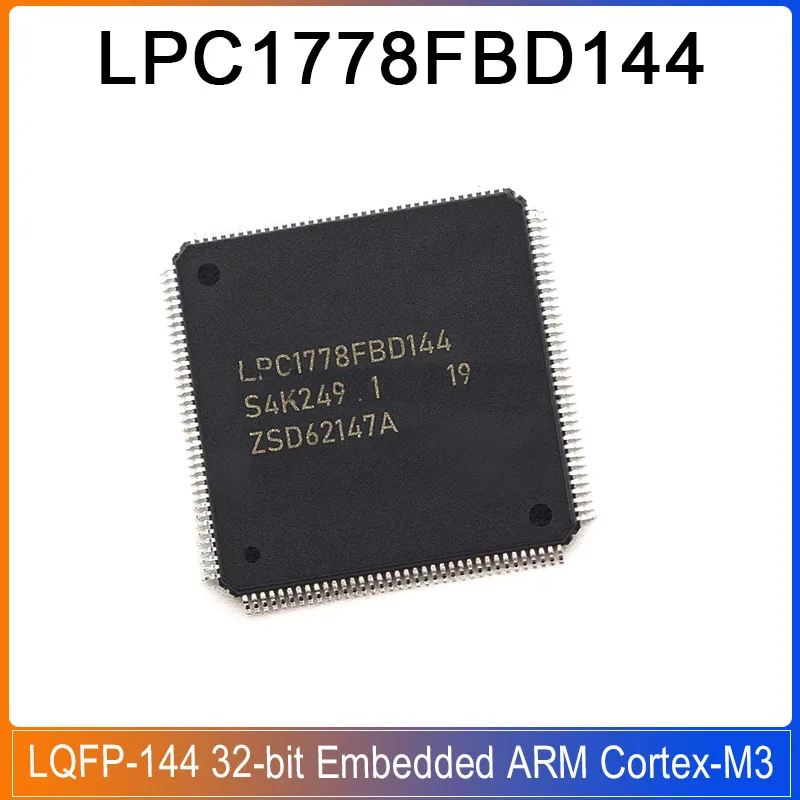 1-5PCS LPC1778FBD144 LQFP-144 LPC1778 FBD144 32-bit Embedded ARM Cortex-M3 microcontroller Chip
1-5PCS LPC1778FBD144 LQFP-144 LPC1778 FBD144 32-bit Embedded ARM Cortex-M3 microcontroller Chip