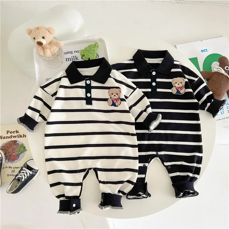 Baby Clothes Long Sleeve Autumn Jumpsuit Stripe Newborn Romper Baby Boys Clothing Baby Rompers Body Suit Jumpsuit
Baby Clothes Long Sleeve Autumn Jumpsuit Stripe Newborn Romper Baby Boys Clothing Baby Rompers Body Suit Jumpsuit