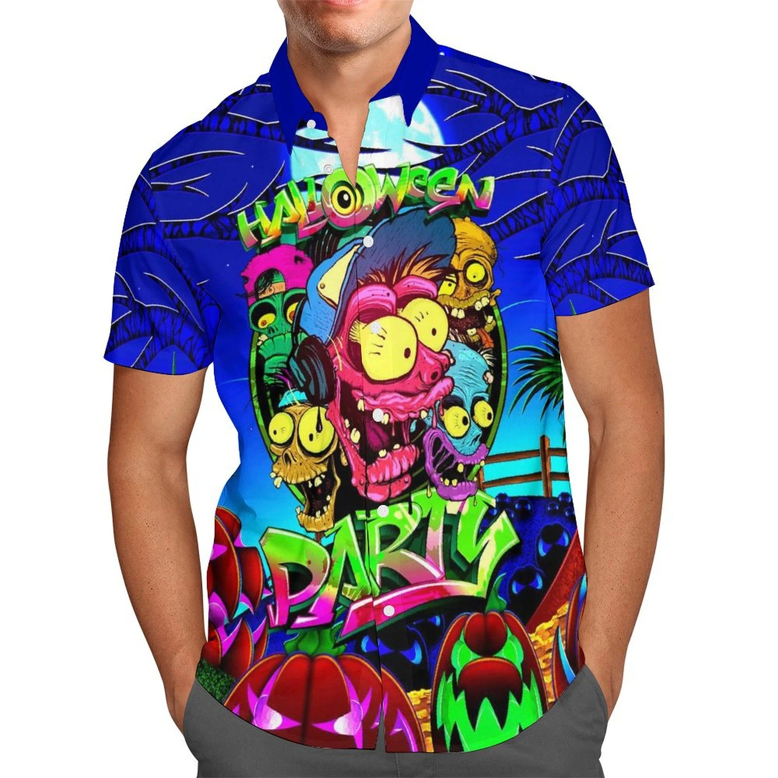 Happy Halloween Graphic Hawaiian Shirts For Men Clothes Harajuku Fashion Pumpkin Zombies Horror Blouses Ghost Lapel Blouse Tops
Happy Halloween Graphic Hawaiian Shirts For Men Clothes Harajuku Fashion Pumpkin Zombies Horror Blouses Ghost Lapel Blouse Tops