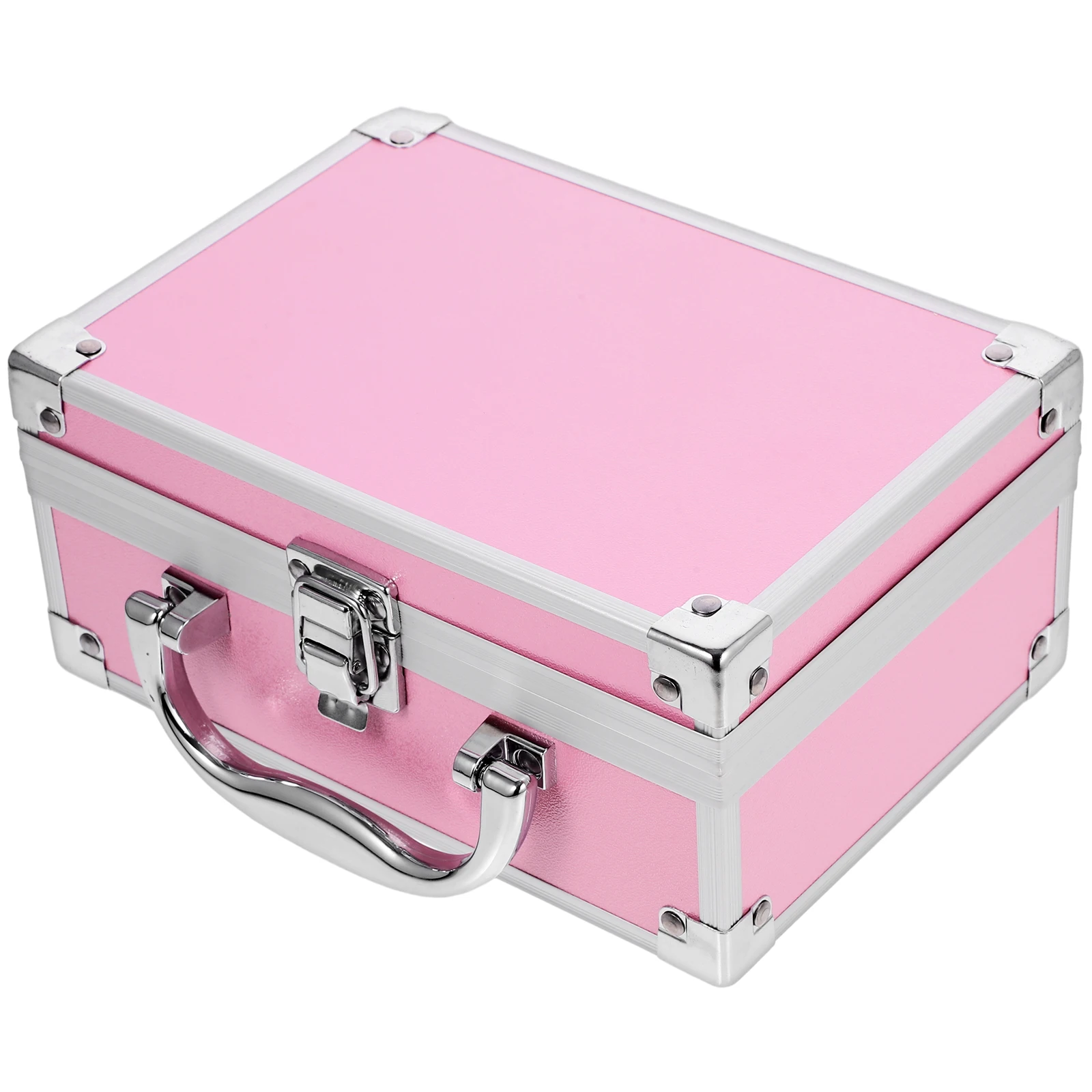 Aluminum Alloy Case Pink Small Handheld Nail Box Organizer Case Makeup Organizer Travel Tool Box Storage Bag Brush Holder
Aluminum Alloy Case Pink Small Handheld Nail Box Organizer Case Makeup Organizer Travel Tool Box Storage Bag Brush Holder