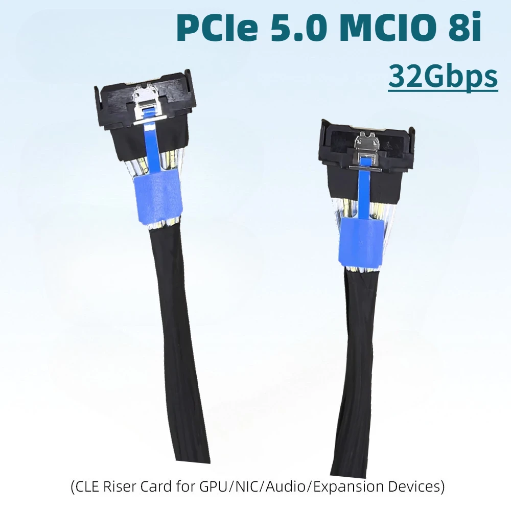 PCIe 5.0 MCIO 8i X8 Высокоскоростной кабель передачи данных MCIO к MCIO 8X соединительный кабель «папа-папа» Сервер NVMe PCI-E GEN5.0 32 Гбит/с
PCIe 5.0 MCIO 8i X8 Высокоскоростной кабель передачи данных MCIO к MCIO 8X соединительный кабель «папа-папа» Сервер NVMe PCI-E GEN5.0 32 Гбит/с