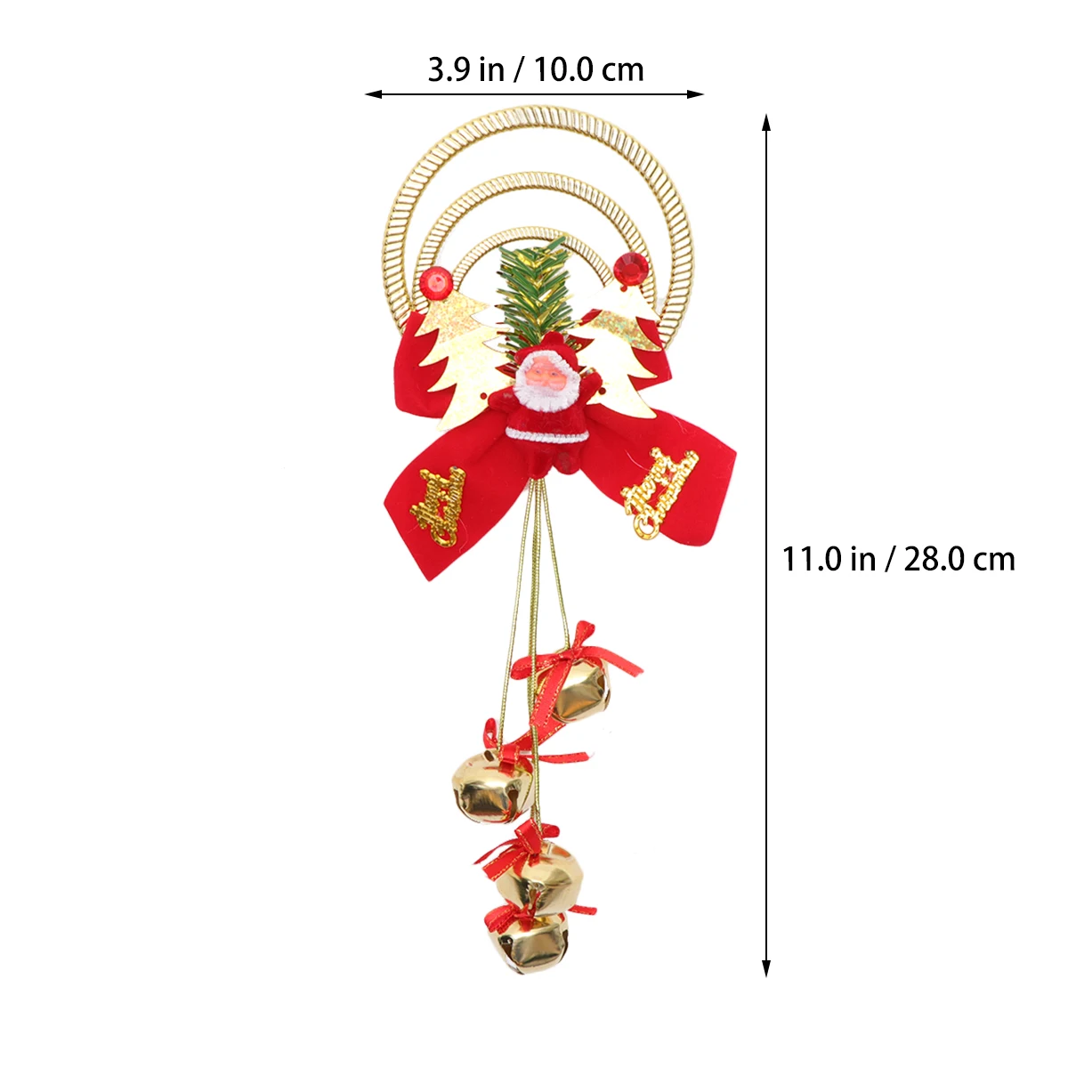 Christmas Door Hanging Ornaments Wind Bell Metal Jingle Bells Decor Pendant Xmas Party DIY Holiday Decorations
Christmas Door Hanging Ornaments Wind Bell Metal Jingle Bells Decor Pendant Xmas Party DIY Holiday Decorations