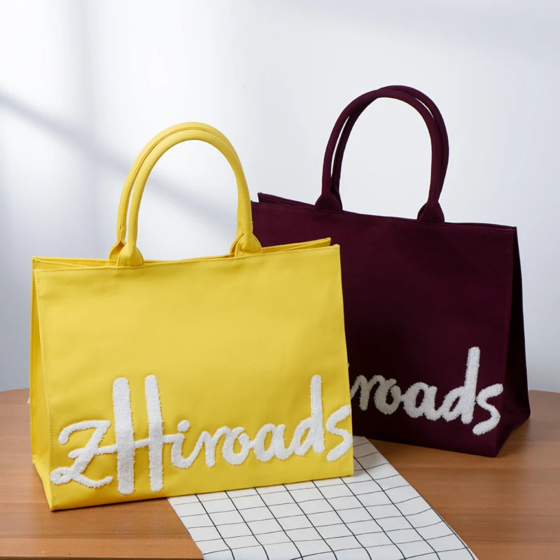 Толстая хлопковая большая сумка, модная сумка с логотипом бренда, экологически чистая сумка для покупок для женщин
Толстая хлопковая большая сумка, модная сумка с логотипом бренда, экологически чистая сумка для покупок для женщин