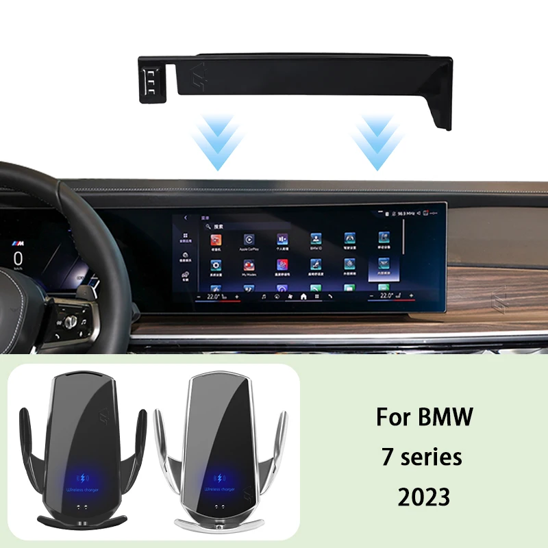 Car Phone Holder Screen Panel Fixed Base For BMW 7 series 2023 G70 15W Car Mobile Phone Wireless Charging Mount Accessories
Car Phone Holder Screen Panel Fixed Base For BMW 7 series 2023 G70 15W Car Mobile Phone Wireless Charging Mount Accessories
