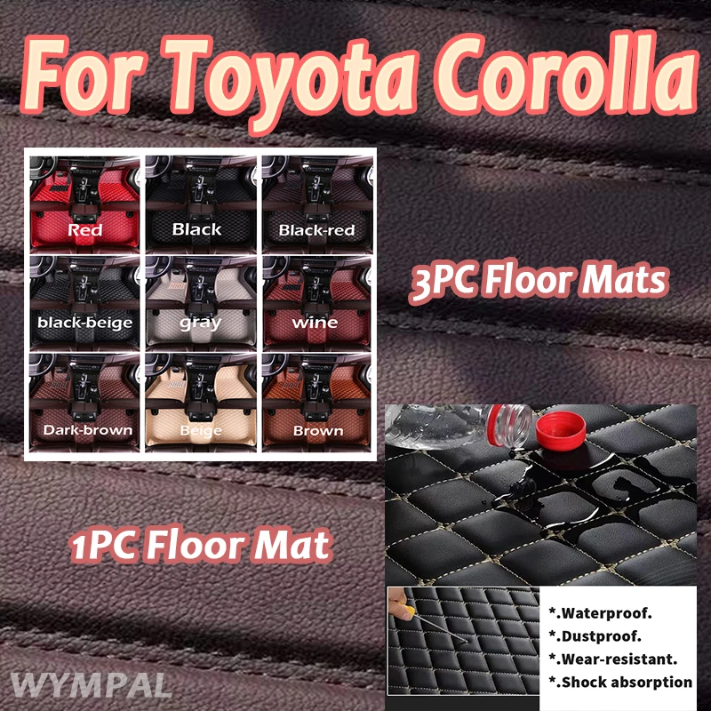 Роскошные автомобильные коврики для Toyota Corolla 12-го поколения. Гибридные подушечки для ног на заказ 2019-2023, автомобильный ковровый чехол, аксессуары для интерьера, полный
Роскошные автомобильные коврики для Toyota Corolla 12-го поколения. Гибридные подушечки для ног на заказ 2019-2023, автомобильный ковровый чехол, аксессуары для интерьера, полный