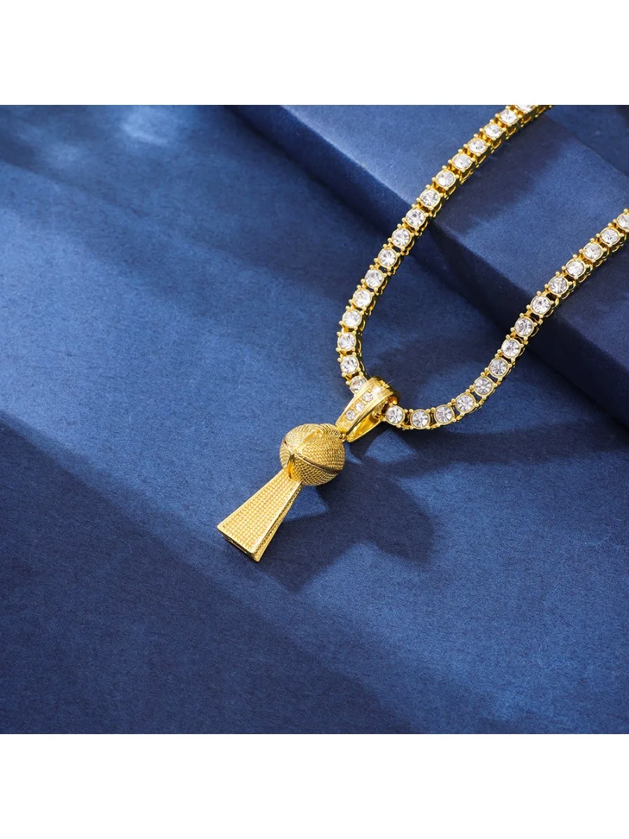 Alloy oval rugby accessories pendant chain men and women hip-hop Cuba chain jewelry
Alloy oval rugby accessories pendant chain men and women hip-hop Cuba chain jewelry
