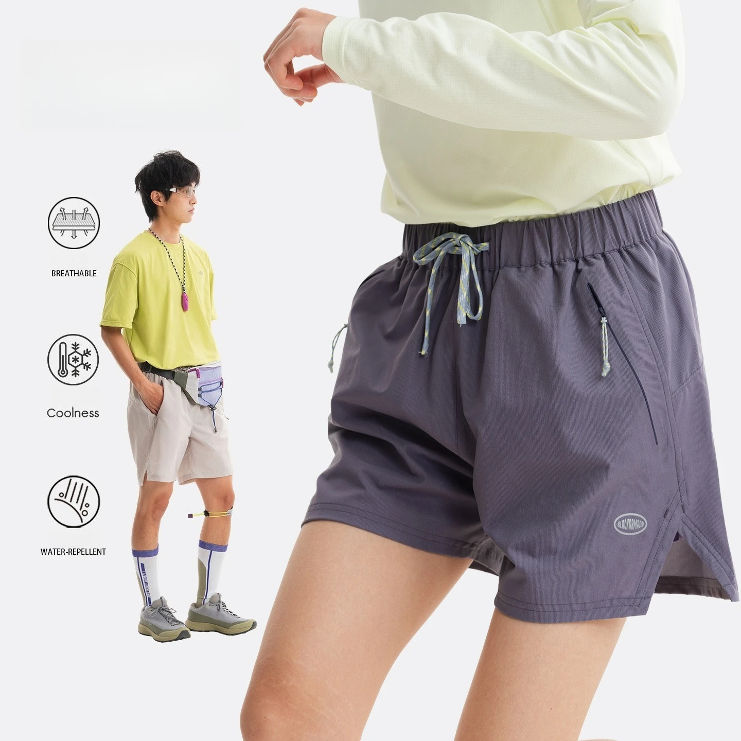 Men's Summer Lightweight Sports Shorts, Quick-Dry Moisture-Wicking Running Shorts with Zipper Pockets, Elastic Waist Unisex
Men's Summer Lightweight Sports Shorts, Quick-Dry Moisture-Wicking Running Shorts with Zipper Pockets, Elastic Waist Unisex