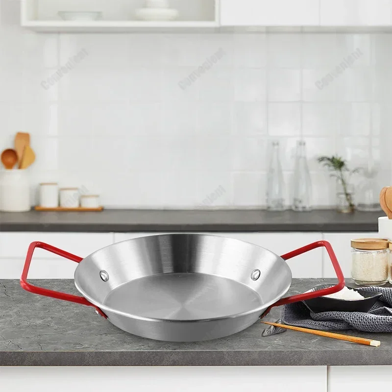 20cm Stainless Steel Seafood Pan Dry Pots With Handle Skillet Pan Pot Wok Picnic Snack Tray Pasta Plate Salad Plate For Kitchen
20cm Stainless Steel Seafood Pan Dry Pots With Handle Skillet Pan Pot Wok Picnic Snack Tray Pasta Plate Salad Plate For Kitchen