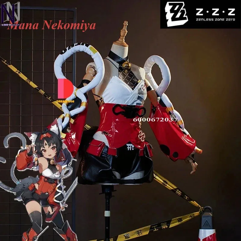 Zenless Zone Zero Game Mana Nekomiya Cosplay Nekomata Uniform Wig Gentle House Cunning Hares Stockings Sleeves Party Outfit
Zenless Zone Zero Game Mana Nekomiya Cosplay Nekomata Uniform Wig Gentle House Cunning Hares Stockings Sleeves Party Outfit