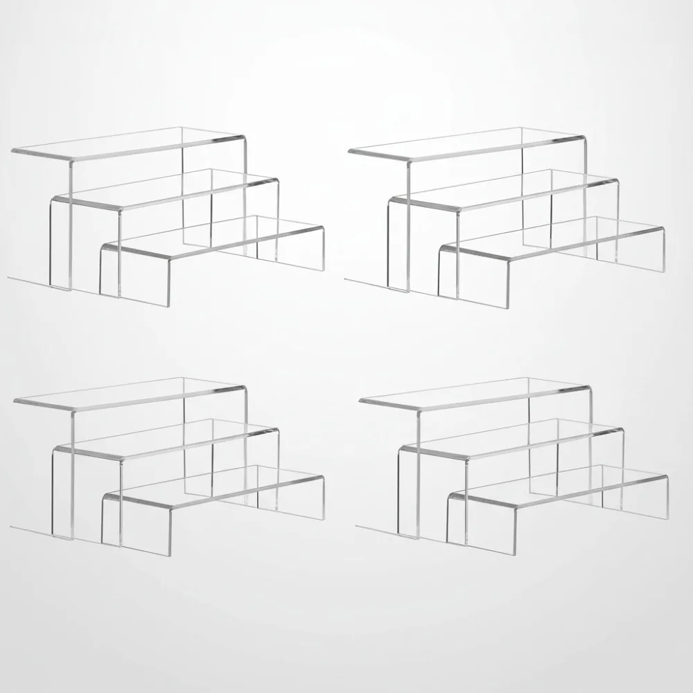 12 упаковок больших прозрачных акриловых подставок, 3-х уровневые прямоугольные подставки для предметов коллекционирования, розничных витрин и домашнего декора
12 упаковок больших прозрачных акриловых подставок, 3-х уровневые прямоугольные подставки для предметов коллекционирования, розничных витрин и домашнего декора