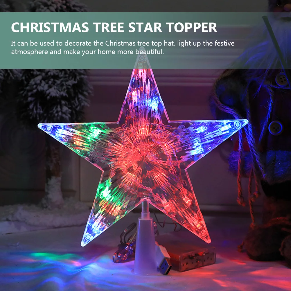 Tree Star Christmas Star Decoration Topper Plastic Treetop Adornment For Holiday Home Xmas Decoration Festive Ornament
Tree Star Christmas Star Decoration Topper Plastic Treetop Adornment For Holiday Home Xmas Decoration Festive Ornament