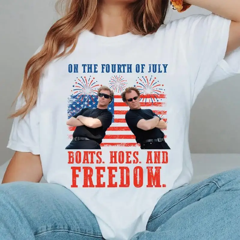 On The Fourth Of July Step Brothers Tee, Boats Ho And Freedom T-Shirt, 4th Of July TShirt, Funny Shirt, Fashion Cotton, Crewneck
On The Fourth Of July Step Brothers Tee, Boats Ho And Freedom T-Shirt, 4th Of July TShirt, Funny Shirt, Fashion Cotton, Crewneck
