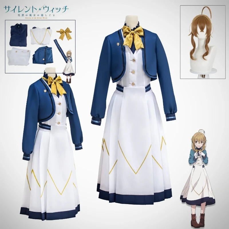 Monica Everett Silent Witch Cosplay Costume Magic School Uniform Black Blazer Skirt Tie Choker Boots For Women Convention
Monica Everett Silent Witch Cosplay Costume Magic School Uniform Black Blazer Skirt Tie Choker Boots For Women Convention