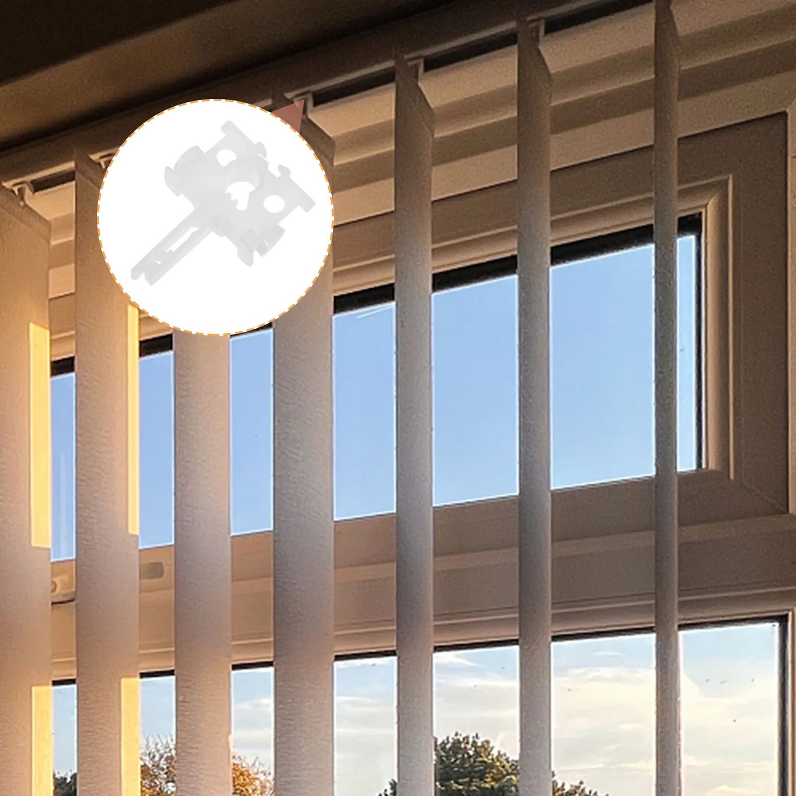 12Pcs Vertical Blind Carrier Replacements Strong Plastic Repair Components for Vertical Blinds Fix Damaged Slats No Added Weight
12Pcs Vertical Blind Carrier Replacements Strong Plastic Repair Components for Vertical Blinds Fix Damaged Slats No Added Weight