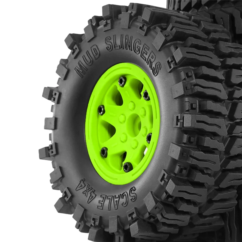 4Pcs 130Mm 2.2Inch Beadlock Wheel Rim Rubber Tire Set For 1/10 RC Crawler Car Axial SCX10 Wraith RR10 Capra RBX10 TRX4B87B
4Pcs 130Mm 2.2Inch Beadlock Wheel Rim Rubber Tire Set For 1/10 RC Crawler Car Axial SCX10 Wraith RR10 Capra RBX10 TRX4B87B
