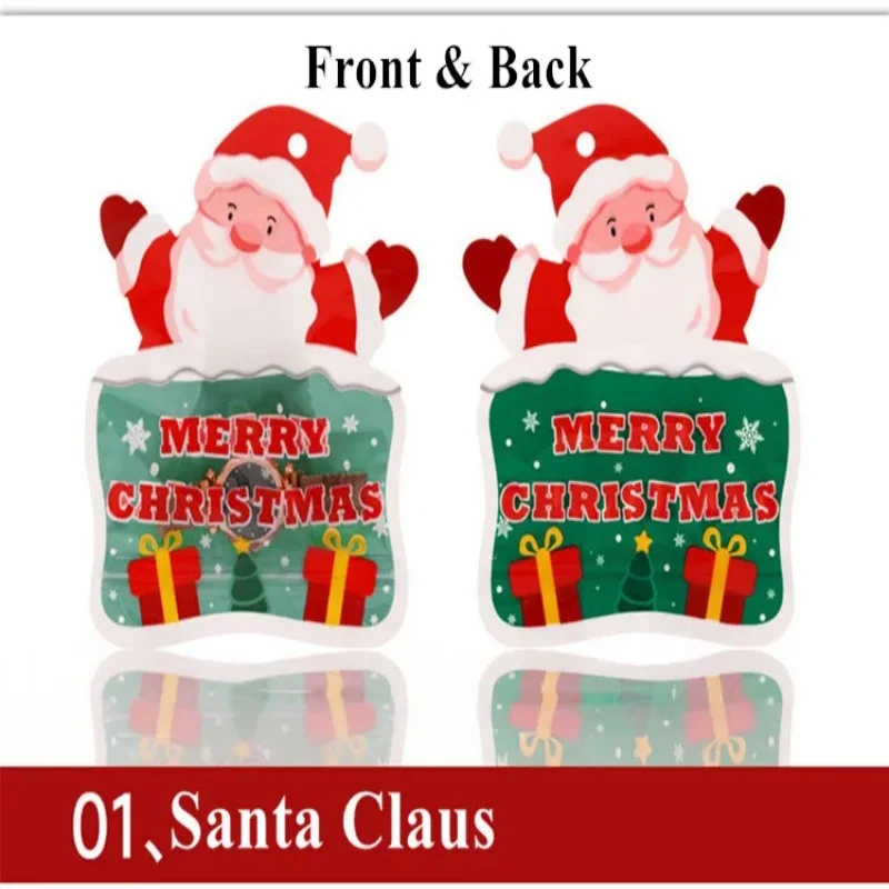 100PCS DIY Xmas Plastic Packaging Ziplock Christmas Gift Bag Child Kids Toys Gift Socks Party New Year Tree Decoration Pouches
100PCS DIY Xmas Plastic Packaging Ziplock Christmas Gift Bag Child Kids Toys Gift Socks Party New Year Tree Decoration Pouches