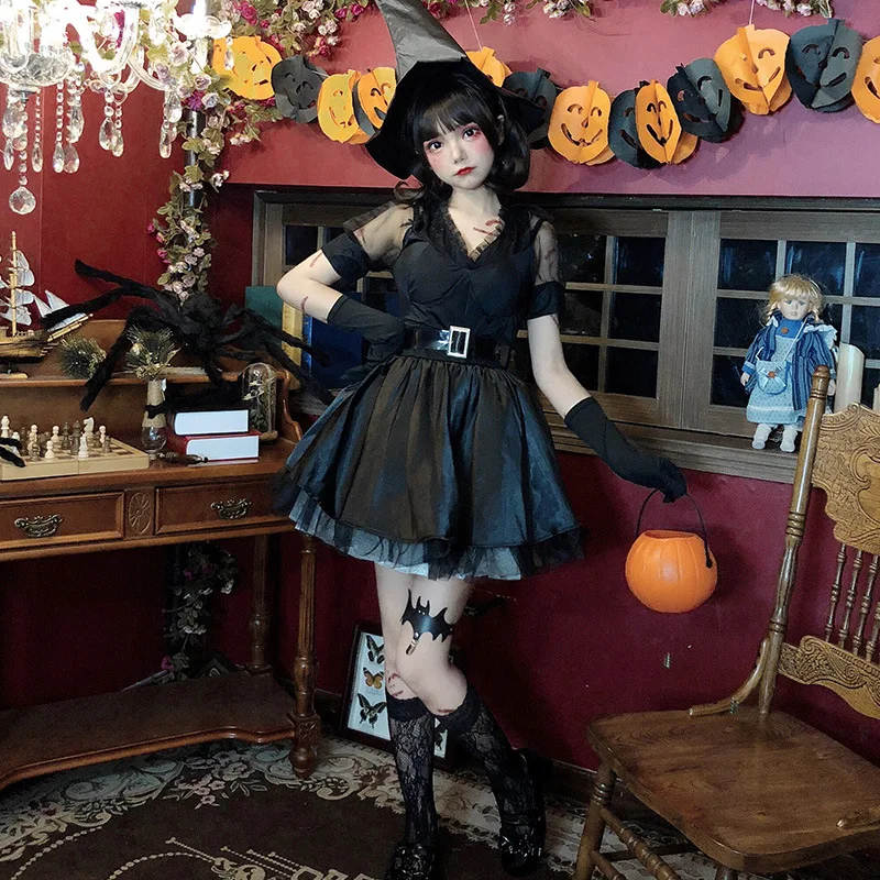 2025 New Halloween Stage Costume Women's Adult Witch Costume Ghost Bride Zombie Costume Female Stage Wear Traditional Chinese...
2025 New Halloween Stage Costume Women's Adult Witch Costume Ghost Bride Zombie Costume Female Stage Wear Traditional Chinese...