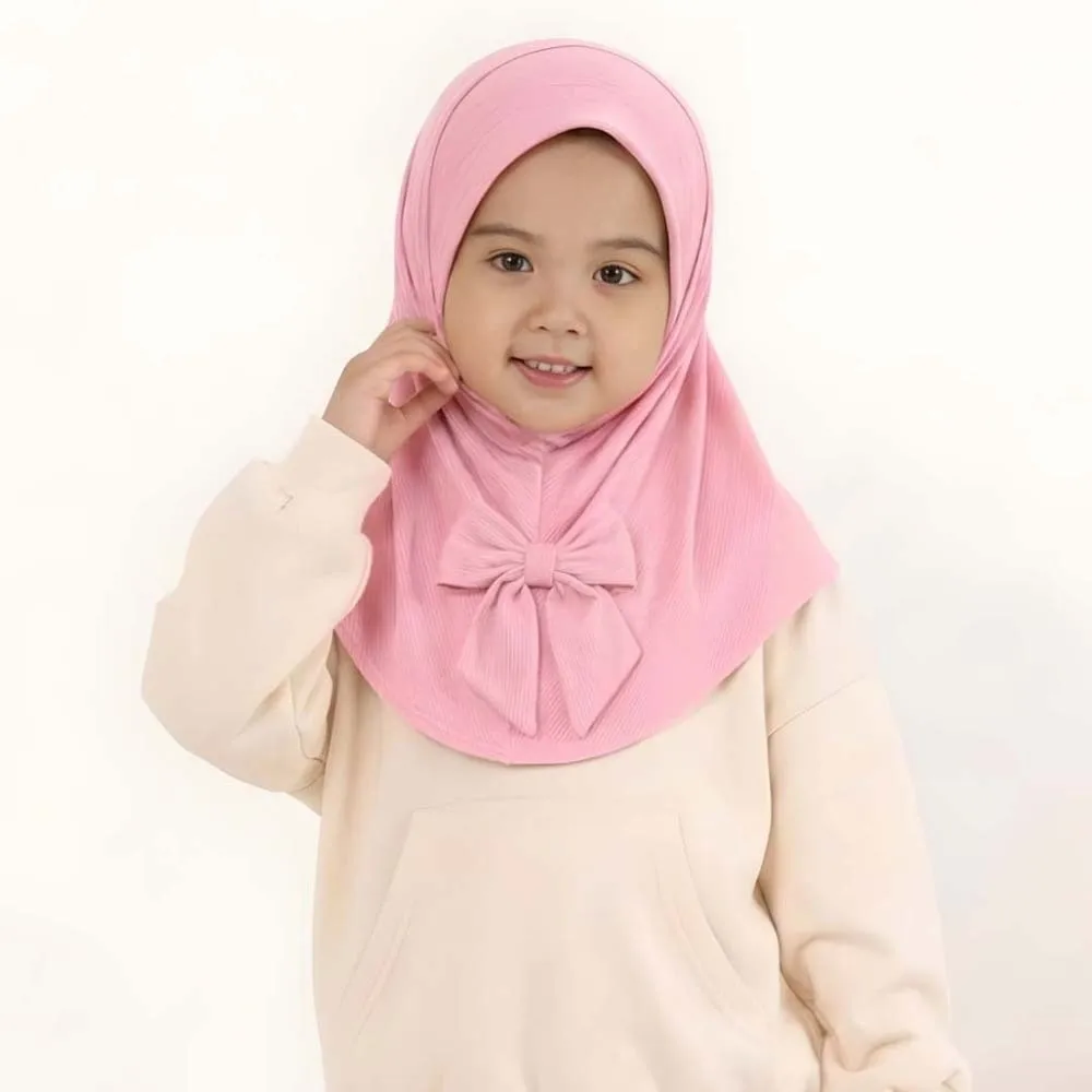 Breathable Kids Instant Hijab Elastic Chin Support Pre-Stitched Design Girls Bowknot Headscarf Non-Slip Fit
Breathable Kids Instant Hijab Elastic Chin Support Pre-Stitched Design Girls Bowknot Headscarf Non-Slip Fit