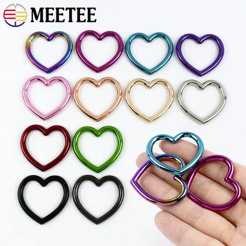 5/10Pcs 29*22mm Heart Metal Buckles O Ring Bag Strap Connect Buckle Belt Webbing Adjust Clasp Clothes Decor Hardware Accessories
5/10Pcs 29*22mm Heart Metal Buckles O Ring Bag Strap Connect Buckle Belt Webbing Adjust Clasp Clothes Decor Hardware Accessories